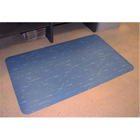 Esteras Tikar Grand-Stand Vinyl Anti-Fatigue Mats - 2 x 3 in. - Marble Charcoal ES2949811